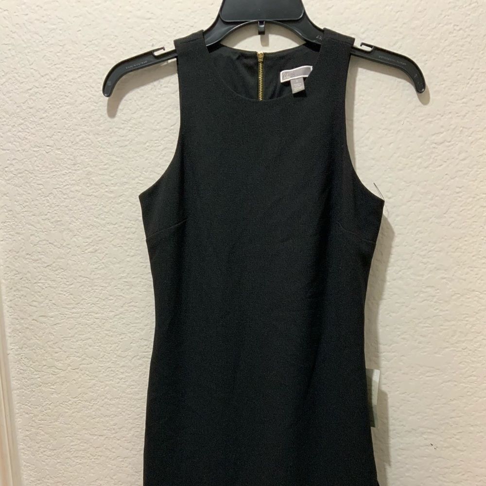 CHELSEA28 Nordstrom sleeveless Fit & Flare Black lined Dress Size 0